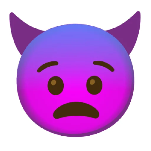 Демон emoji 😨