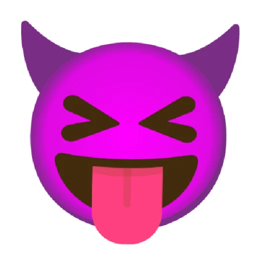 Telegram stiker «Демон» 😝