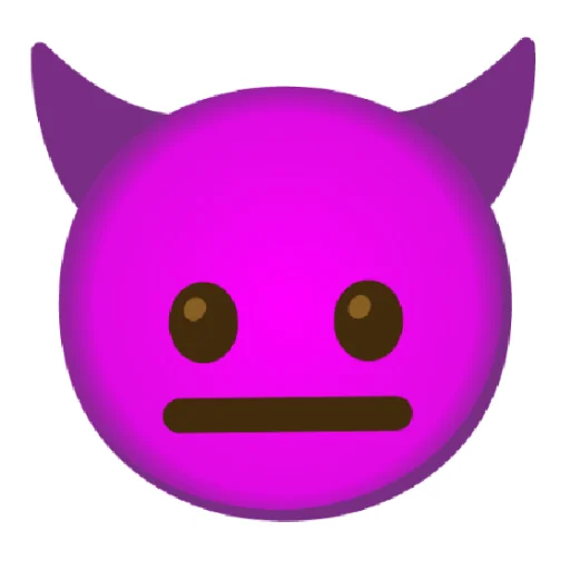 Демон emoji 😐