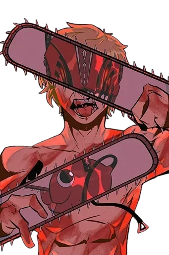 Denji Chainsaw Man  stiker 😈