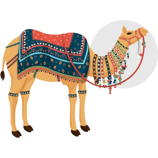 Telegram stiker «Camels ਬੋਤੇ» 🐫