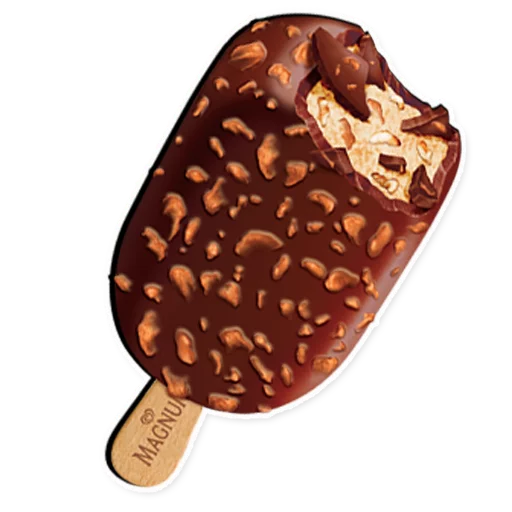 Telegram Sticker «Sweet1 (chocolate)» 🍦