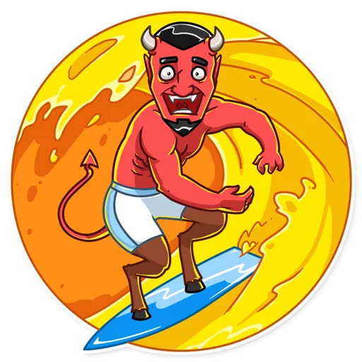 Devil In You emoji 🏄