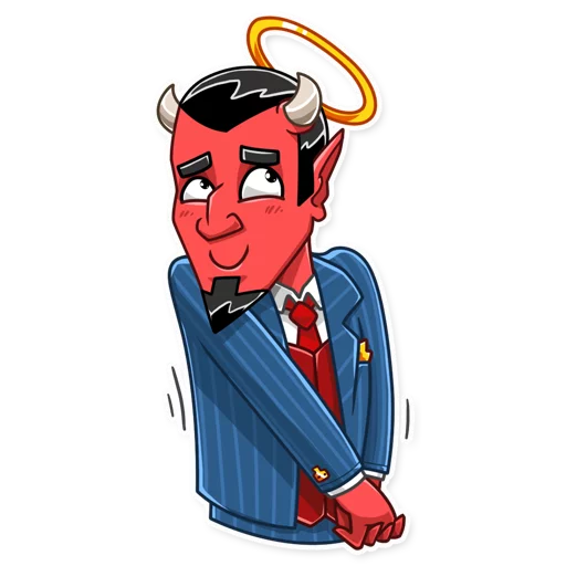 Telegram stiker «Devil In You» 😇