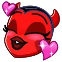 Стикер Deviless Emoji  🥰