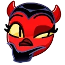 Deviless Emoji stiker 🤔