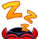 Deviless Emoji  sticker 😴