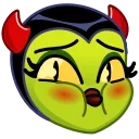 Стикер Deviless Emoji  🤢