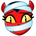 Deviless Emoji stiker 🤕