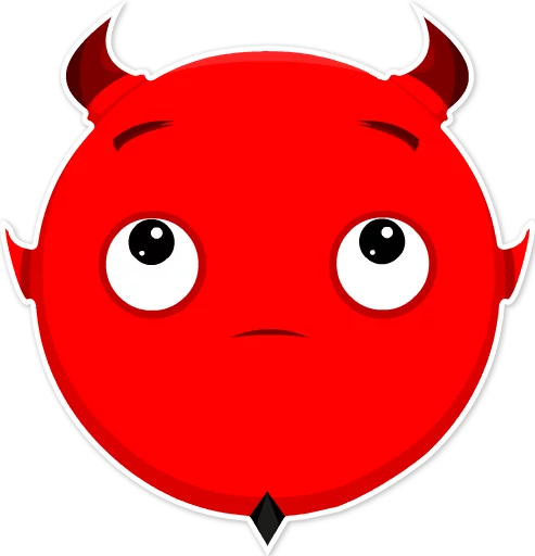 Telegram Sticker «Дьявольские эмоции» 🙄