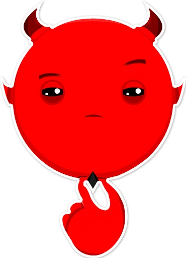 Дьявольские эмоции emoji 🤔