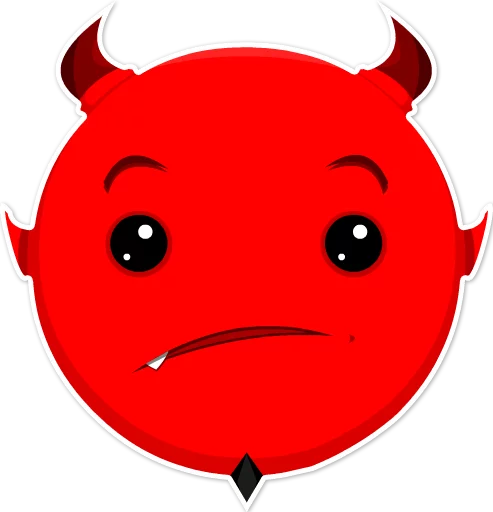 Дьявольские эмоции emoji 😕