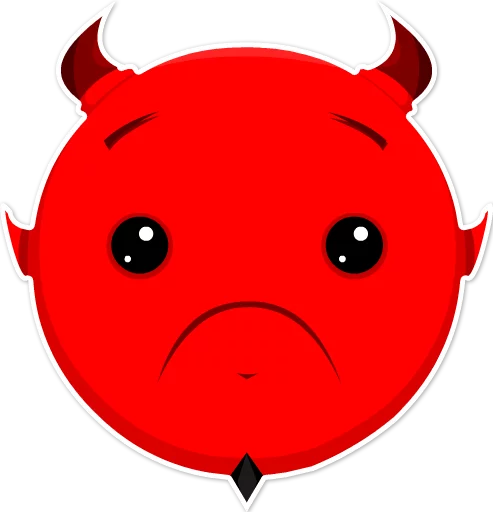 Дьявольские эмоции emoji ☹
