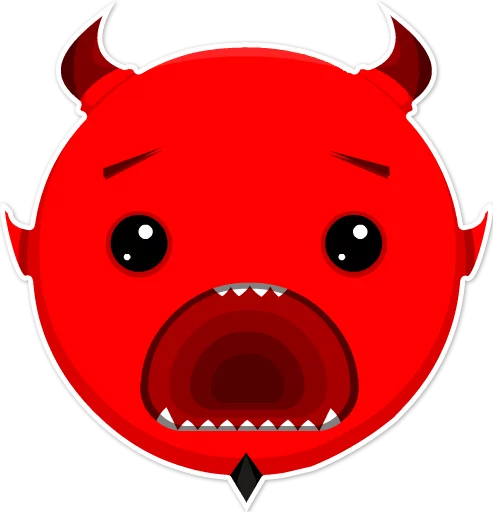 Дьявольские эмоции emoji 😨