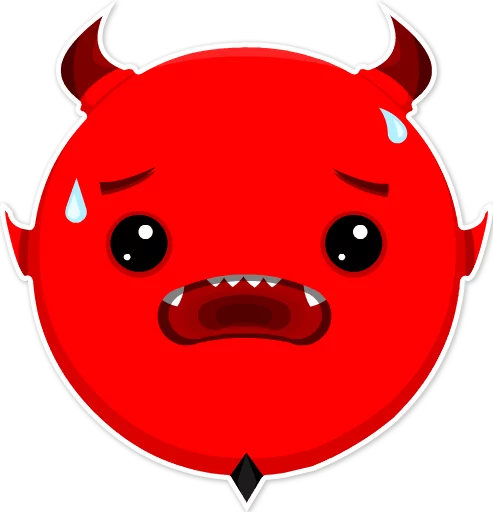 Дьявольские эмоции emoji 😰
