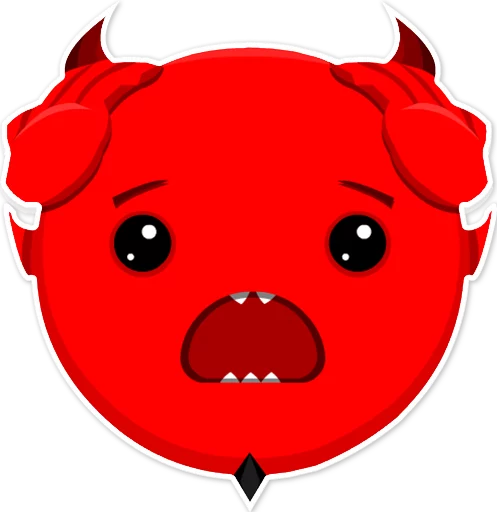 Дьявольские эмоции emoji 😦