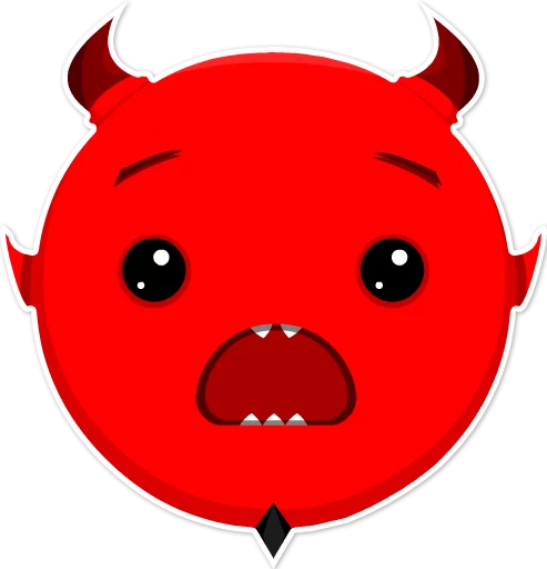 Дьявольские эмоции emoji 😧