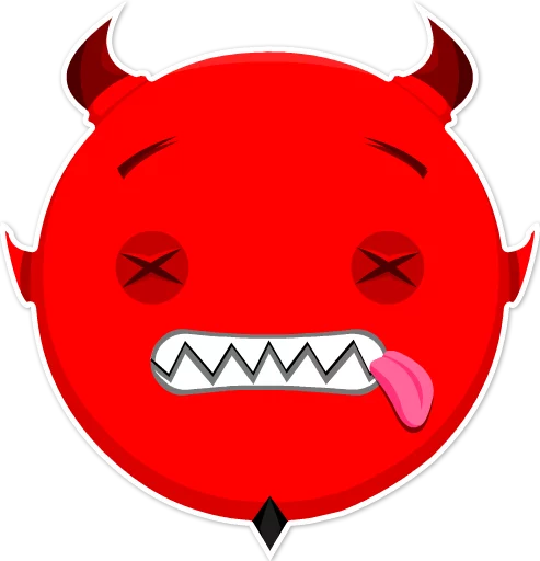 Дьявольские эмоции emoji 😵