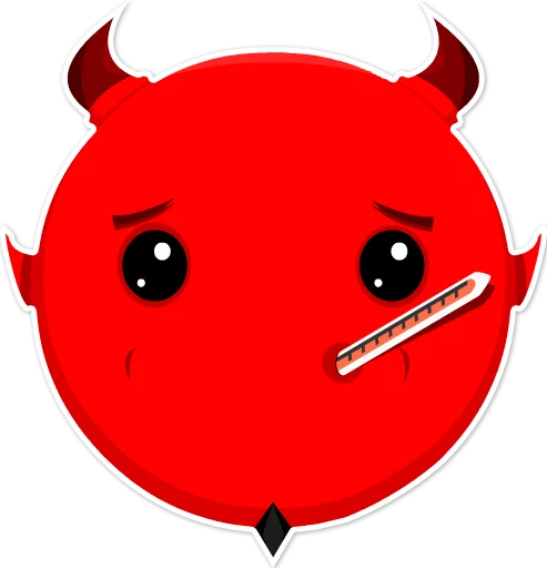 Дьявольские эмоции emoji 🤒