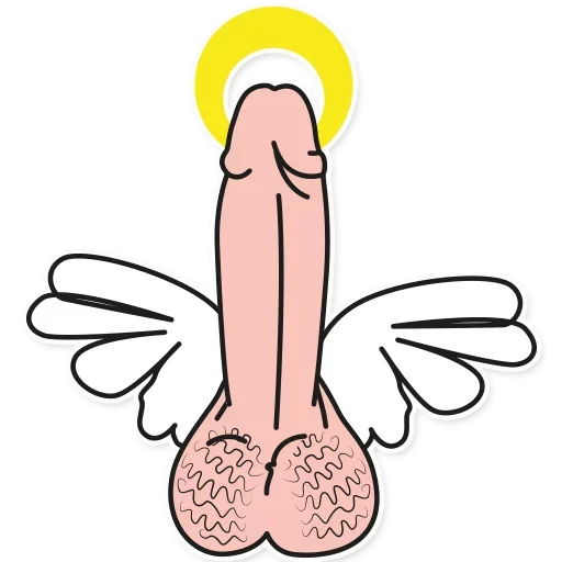 Telegram Sticker «Dick» 😇