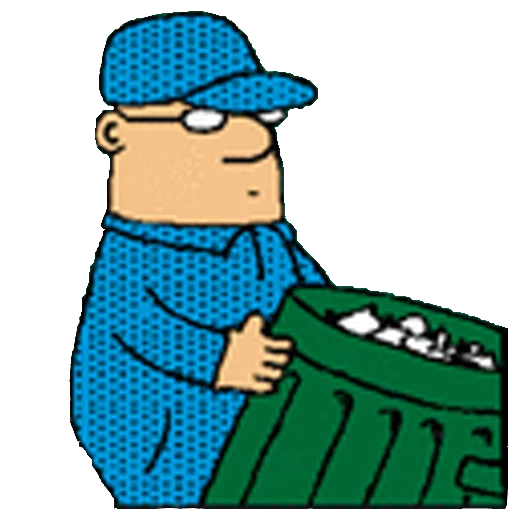 Telegram Sticker «Dilbert» 😶