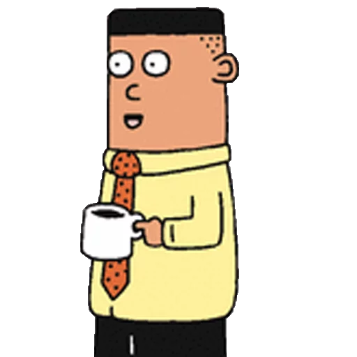 Telegram Sticker «Dilbert» 😀