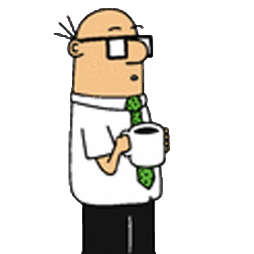 Dilbert emoji 😯