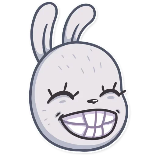 Стікер Telegram «Dirty Bunny» 😂