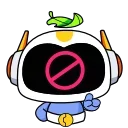 Discord: Wumpus Nitro Elite emoji 🙅‍♀️