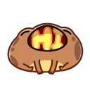 Disgruntled Toad / Недовольная жаба emoji 👋