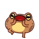 Эмодзи Disgruntled Toad / Недовольная жаба 😱