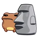 Disgruntled Toad / Недовольная жаба emoji 🗿