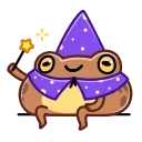 Disgruntled Toad / Недовольная жаба emoji 🪄