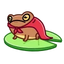 Емодзі Disgruntled Toad / Недовольная жаба 🦸‍♂️