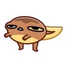 Disgruntled Toad / Недовольная жаба emoji 🤷‍♂️