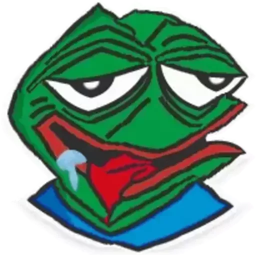 Distortion Pepe  sticker 😂