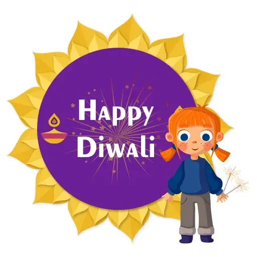 Happy Diwali stiker 🚥