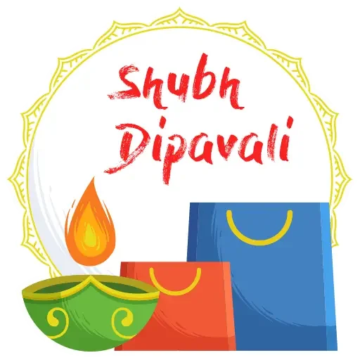 Стикер Telegram «Happy Diwali» 🚥