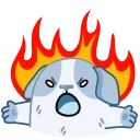 Telegram emoji Пёс Полтос
