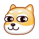 Емодзі телеграм Doge Emoji