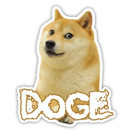 Telegram stickers Doge