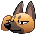 Dogs Emoji stiker 🫡