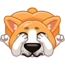 Собачки  emoji 😨