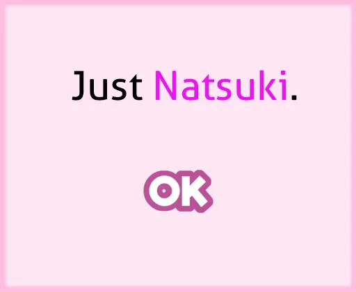 DDLC Natsuki emoji 💓