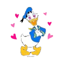 Емодзі телеграм Donald Duck