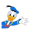 Telegram emoji Donald Duck