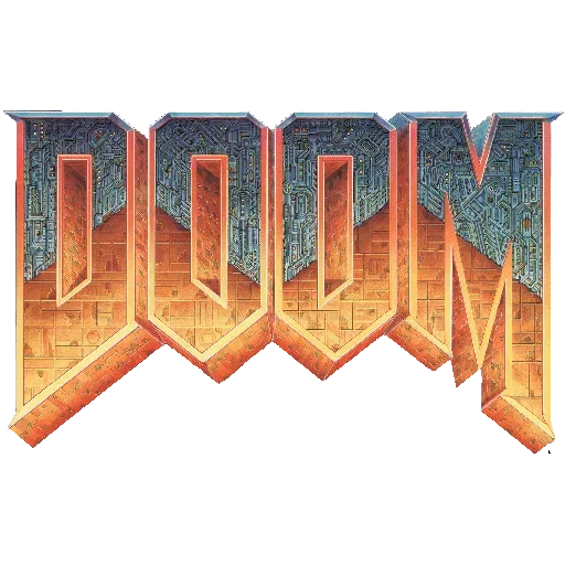 DooM 1993 stiker ☢