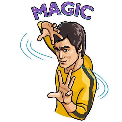 Bruce Lee emoji 🤓