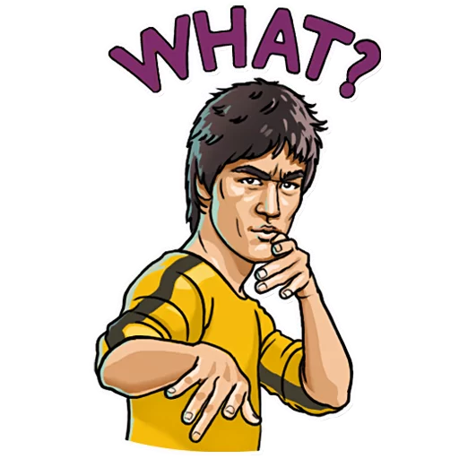 Bruce Lee emoji 😲