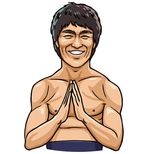 Bruce Lee emoji 